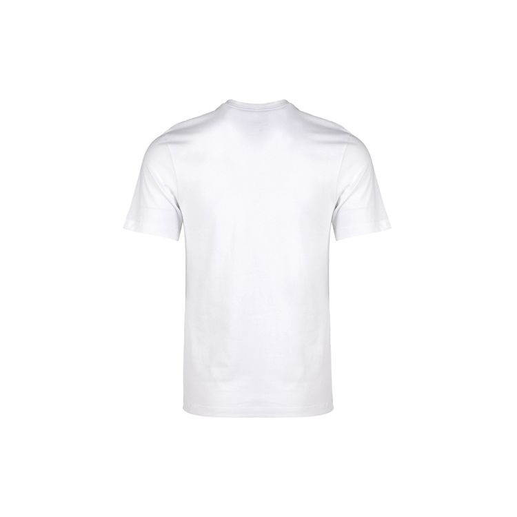 Nike Just Do It Logo Print Crew Neck T-Shirt Men Tops White AR5007-100