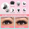 15Rows Diy 5D Fluffy Lash Clusters 80D 100D Thick Eyelash Clusters Wispy Individual Lashes 10-18Mm Cluster Eyelash Extension Kit