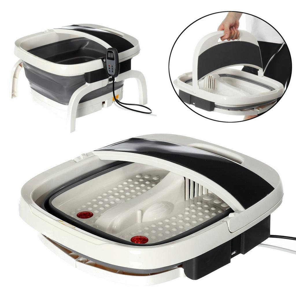 500W  Foldable Foot Relax Bath Massager 220V Electric Heating Tub Wired Remote Control