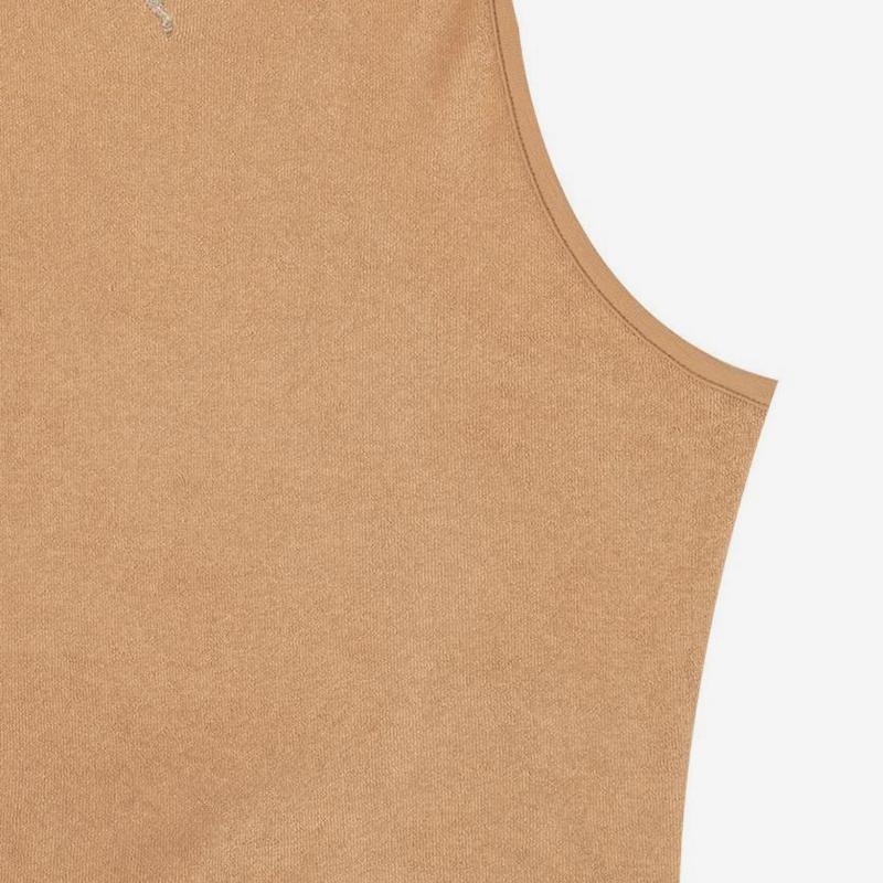 Puma Toweling Cat Tank Comfortable Casual Sleeveless Vest Women tops Desert-Yellow 684356-63