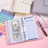 A5A6 Colorful Retro Glitter Star Moon DIY Binder Photocards Collect Book Diary Agenda Planner Cover Stationery