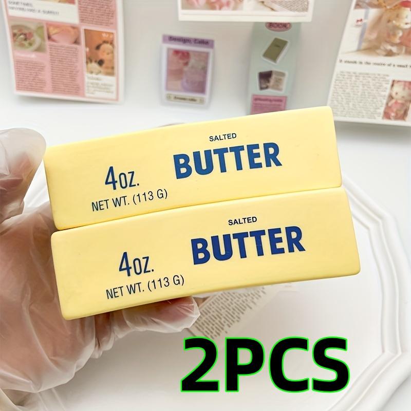 2-Pack Butter Stick-Shaped Squishy Toys, Super Soft and Slow Rebound, Cute and Creative Stress-Relief Toys for Stress Reduction and Anxiety Relief
