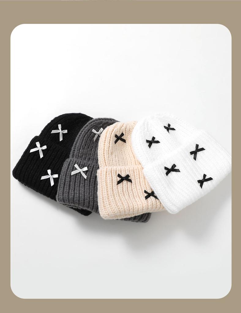 Outdoor Warm Ski Skull Cap Girls Winter Knit Beanie Hat