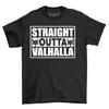 Straight Outta Valhalla Viking T-shirt Unisex Printed Design. Raid with