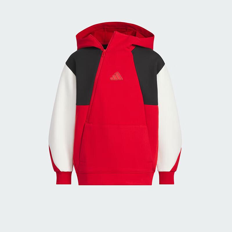 Adidas Kids  Hooded Half-Zip Sport Sweatshirt 176