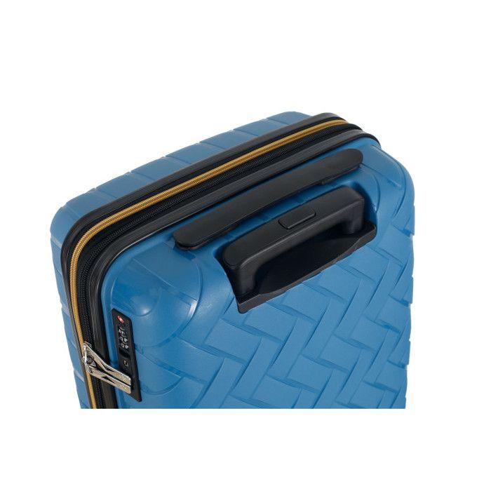 Lot de 3 valises rigide extensibles 2415/3 - Double Fermeture anti-vol - LYS Paris