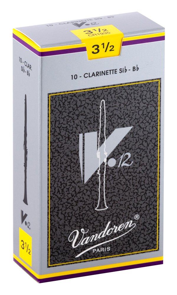 Vandoren B Clarinet Reed V.12 3-12 Strength 10pcs