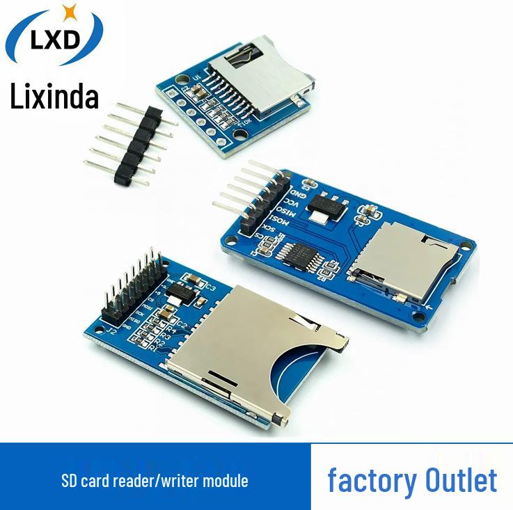 Micro SD Card Reader Writer with SPI TF Interface