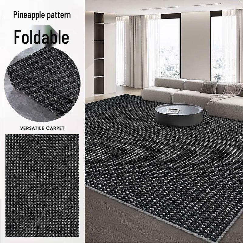 Washable Foldable Imitation Sisal Tatami Mat – Non-Slip, Easy-Care Floor Covering for Bedroom, Bay Window, or Living Room.