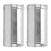1Pair Hose Joiner Pipe Connector 50mm Excellent Sealing Firm Clamping Heat Resistant Aluminum Alloy Hose Connector For Cars