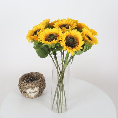 **Künstlicher Sonnenblumenstrauß für Heim- und Hoteldekoration - Landhausstil**