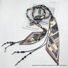 Bohemian Ethnic Silk Scarf Belt: Women's Handmade Woven & Beaded Waist Accessory