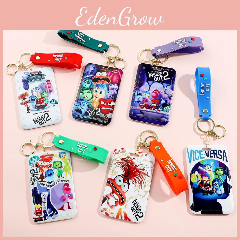 Colorful Silicone Keychain Featuring Inside Out Characters For Gifting And Collecting