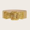 Wide Waist Strap Punk Style Decoration Belt Exquisite Stretch Waistband  for Women