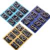 8PCS Intelligent Metal Brain Unlocking Ring Buckle Montessori Wire Linked Puzzle Set Teaser IQ Game Casse Tete Toy for Kid Adult