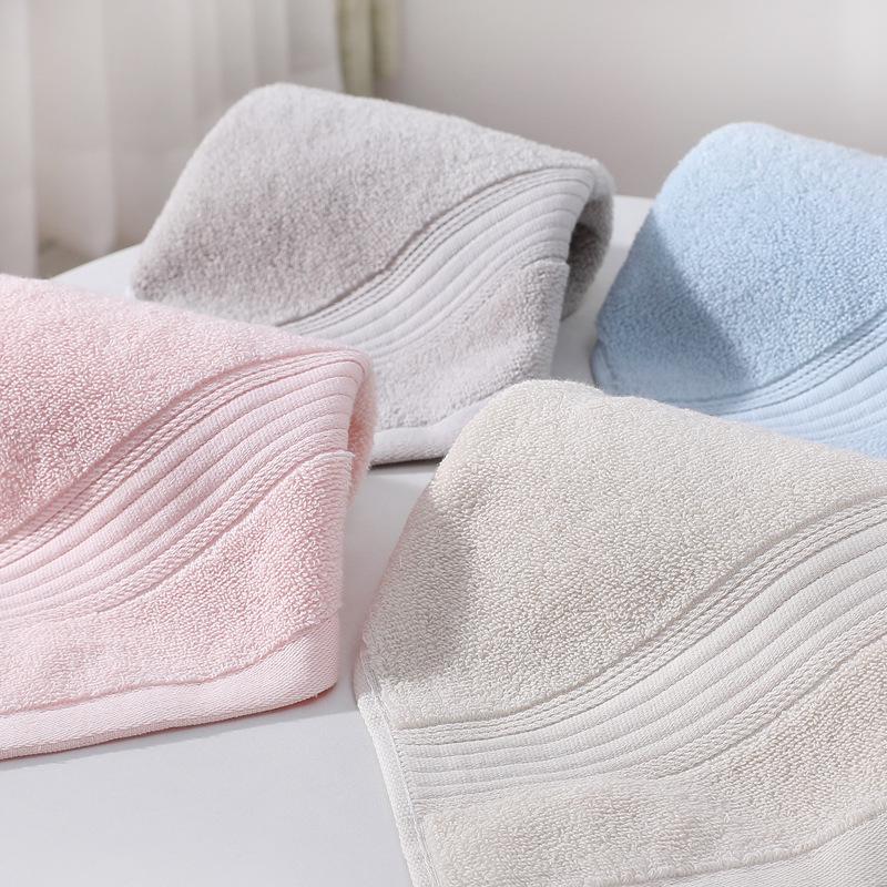 Xinjiang Combed Pure Cotton Baby Hand Towel, Absorbent and Thickened, 33x33 Cm Square Design
