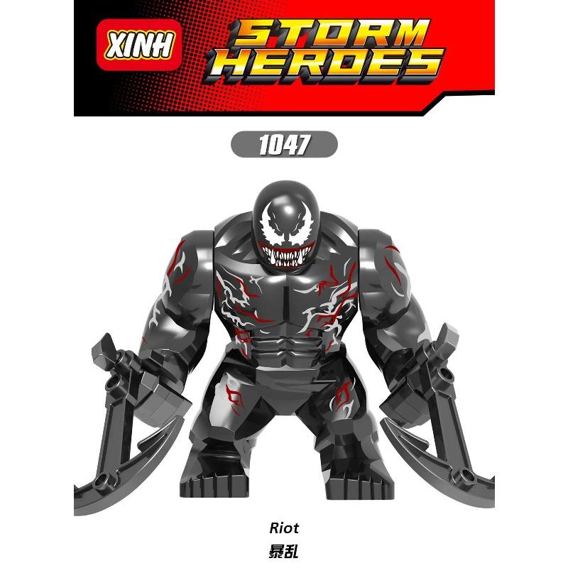 Filmy Marvel Mobilní humanoidní stavebnice Mini panenky Socha Venoma Masakru Hulka Skládačky, dětské narozeninové dárky