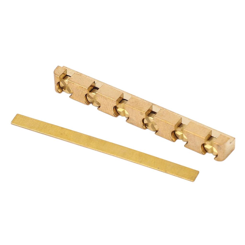 42mm Guitar Nut Brass Height Adjustable Professional Electric Guitar Nut for ST LP