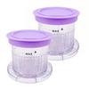 Tasse à Mélanger pour Glace avec Couvercles, Tasses à Dessert Lavables au Lave-Vaisselle, Tasses Congélateur de 0,25 Litre pour Glace Maison, Smoothies et Desserts,