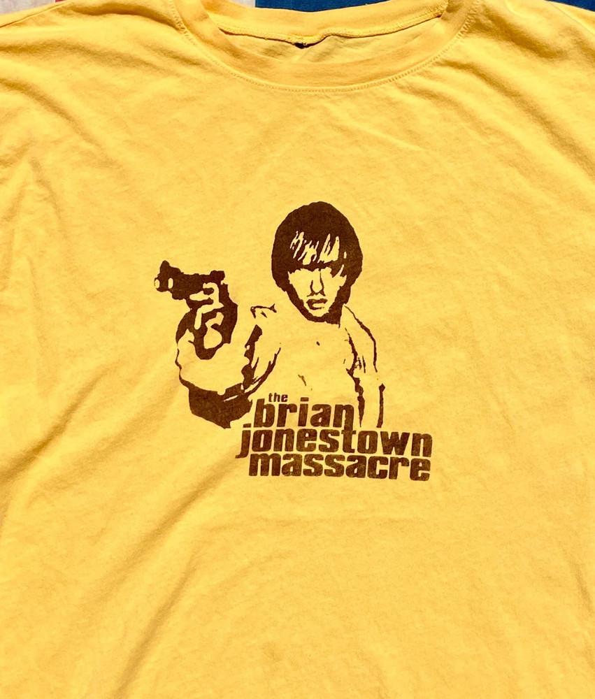 Футболка унисекс The Brian Jonestown Massacre желтая Хлопковая Полный размер S-5XL XXXL