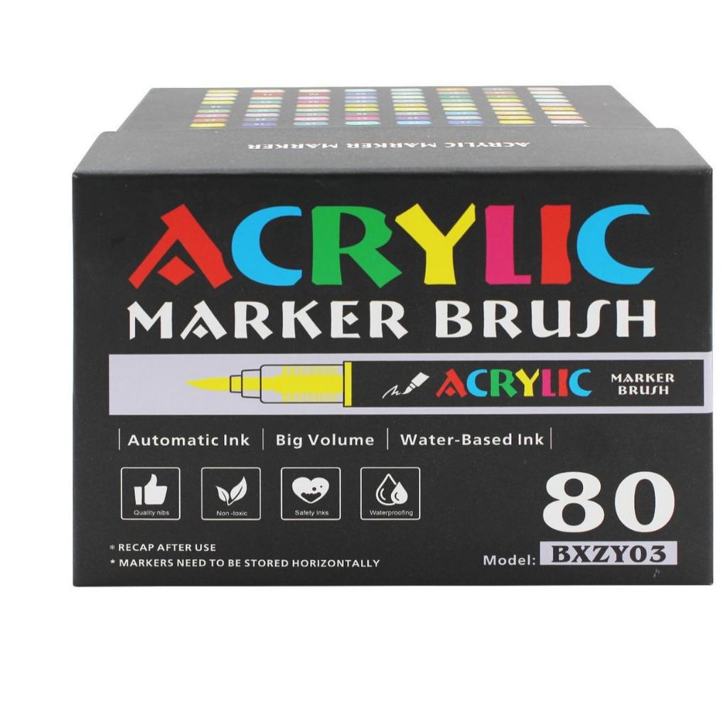Large Acrylic Marker, Water-Based Student Art Special Watercolor Pen, Children'S Acrylic Pen