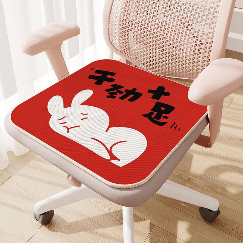 Cute Cartoon Summer Ice Silk Chair Cushion