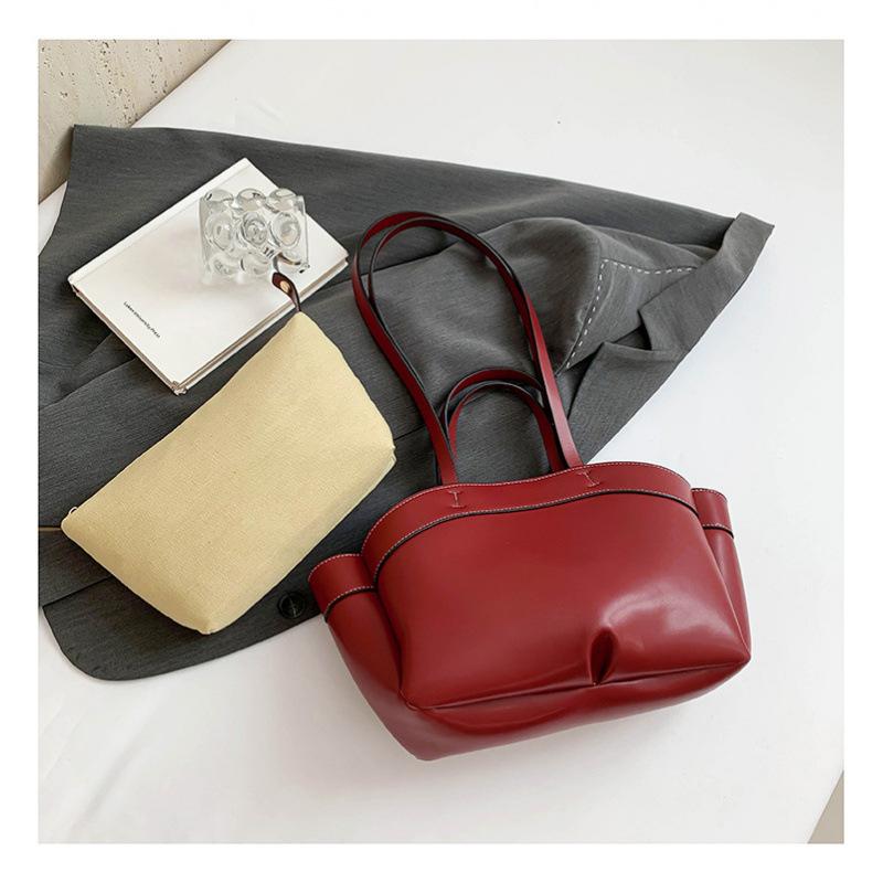 Frühjahr 2025 neue Damen Tasche Retro tragbare Umhängetasche vielseitige Kinder- und Muttertasche Arbeitstasche für Pendler