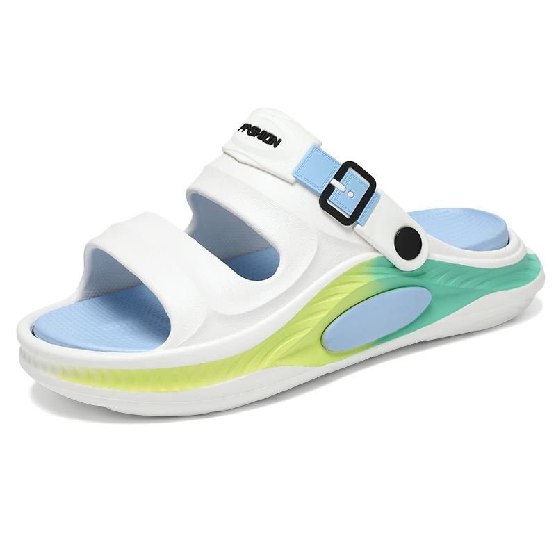 Summer Men'S And Women'S Sandals New Thick-Soled Non-Slip Wear-Resistant And Odor-Resistant Outdoor Casual Two-Wear Beach Sandals