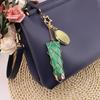 Fashion Metal Mesh Crossbody Bag Charm Keychain Lipstick Accessory