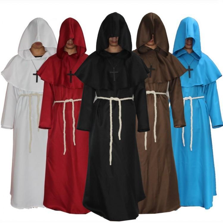 Ritter Kapuzen- Cosplay Kostüm Zauberer Kostüme Priester Kostüme Cosplay