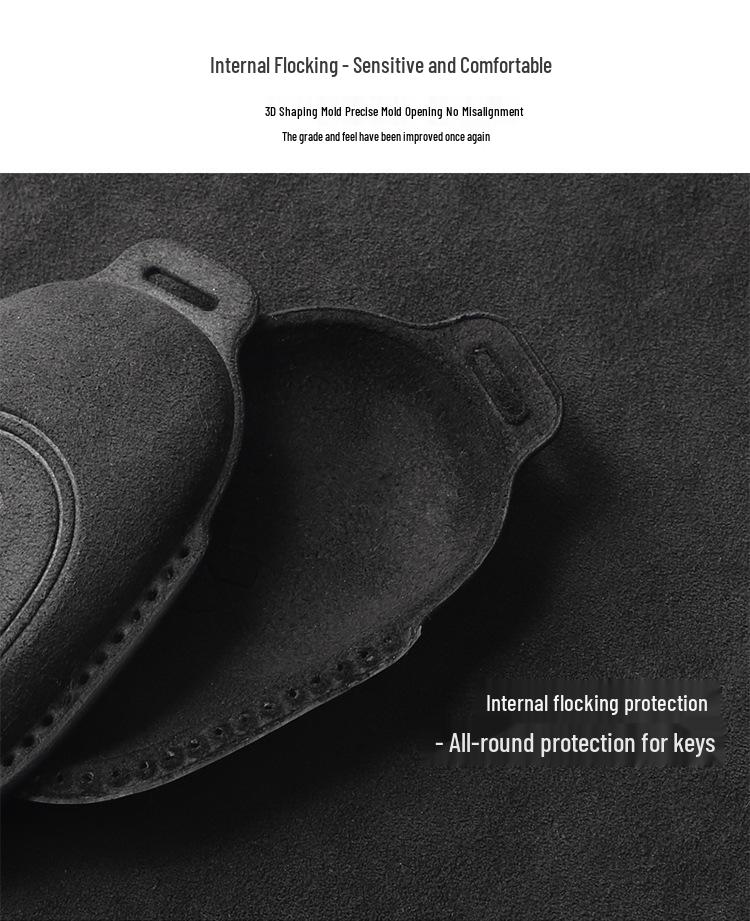 Leapmotor Key Case: Full Coverage Suede Key Bag for C11, C01, T03, S01 Models - Unisex 2023 Edition