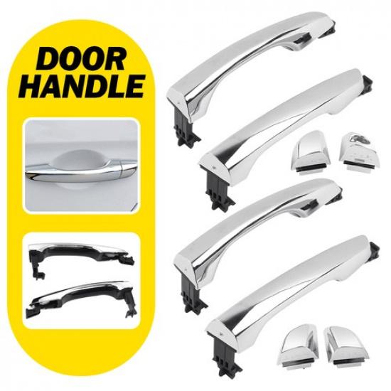 Chrome Black Door Exterior Handle For Hyundai Elantra 2017- Front Rear LH RH
