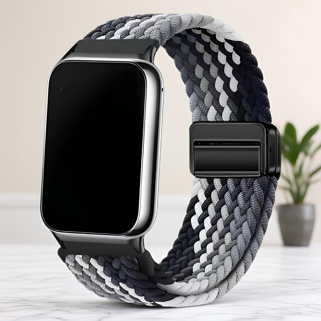 Für Samsung Galaxy Fit 3 Verstellbares Mode Magnetisches Sport Geflochtenes Ersatz-Uhrenarmband Smart Zubehör