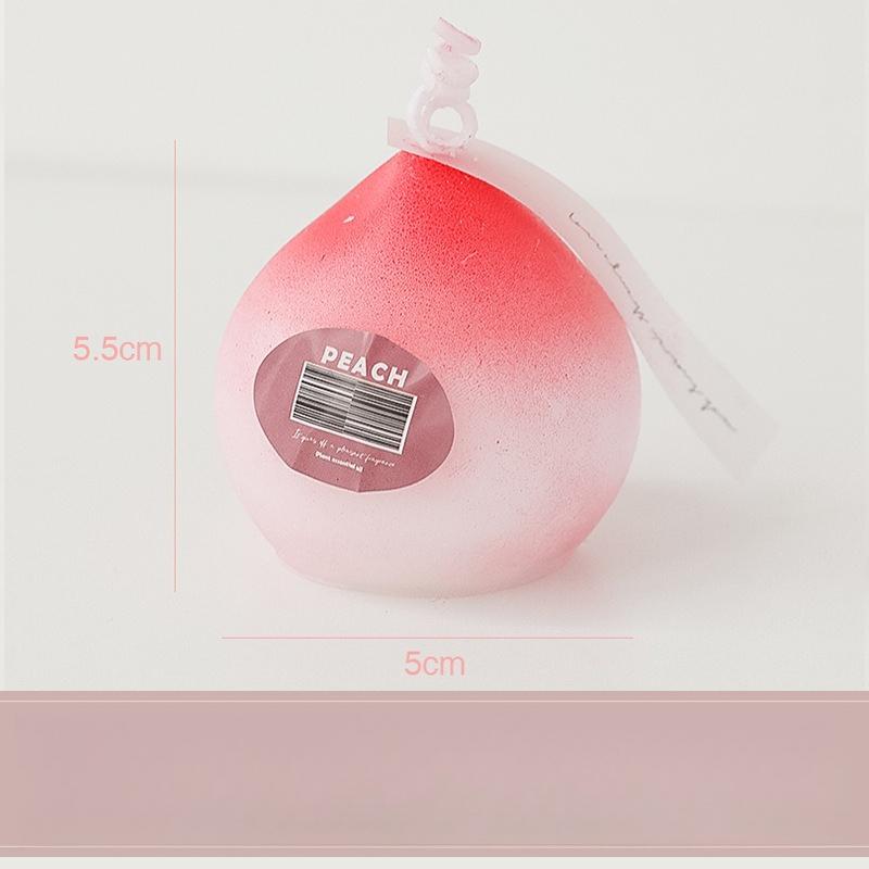 Decorative Spice Candles Charming and Innovative Banana Peach Peach Fruit Candles Home Decoration Household Products