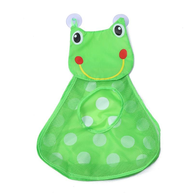 Kids’ Bathroom Mesh Storage Hanging Bag with Suction Cups, Portable Organizer for Bath Toys & Shower Sundries.