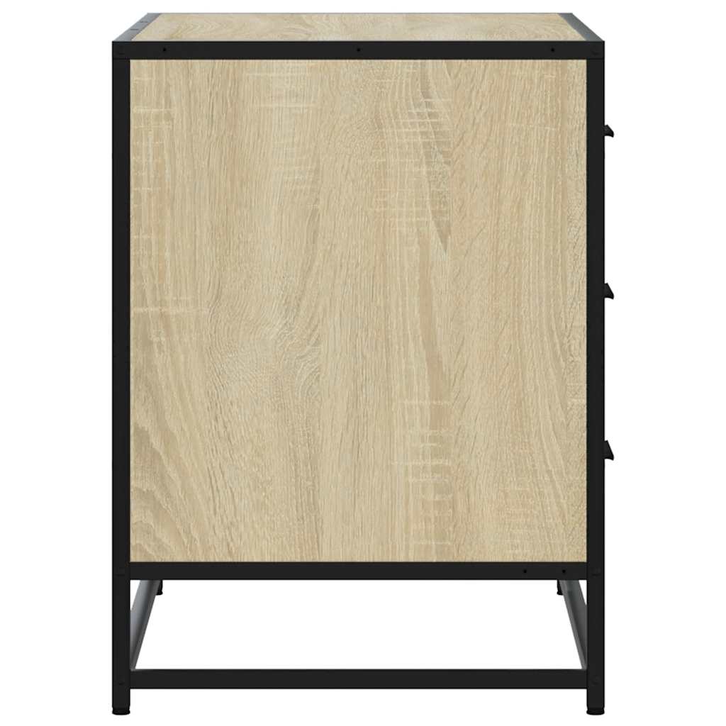 Vidaxl Komoda, Dąb Sonoma, 70X41X56 Cm, Materiał Drewnopochodny