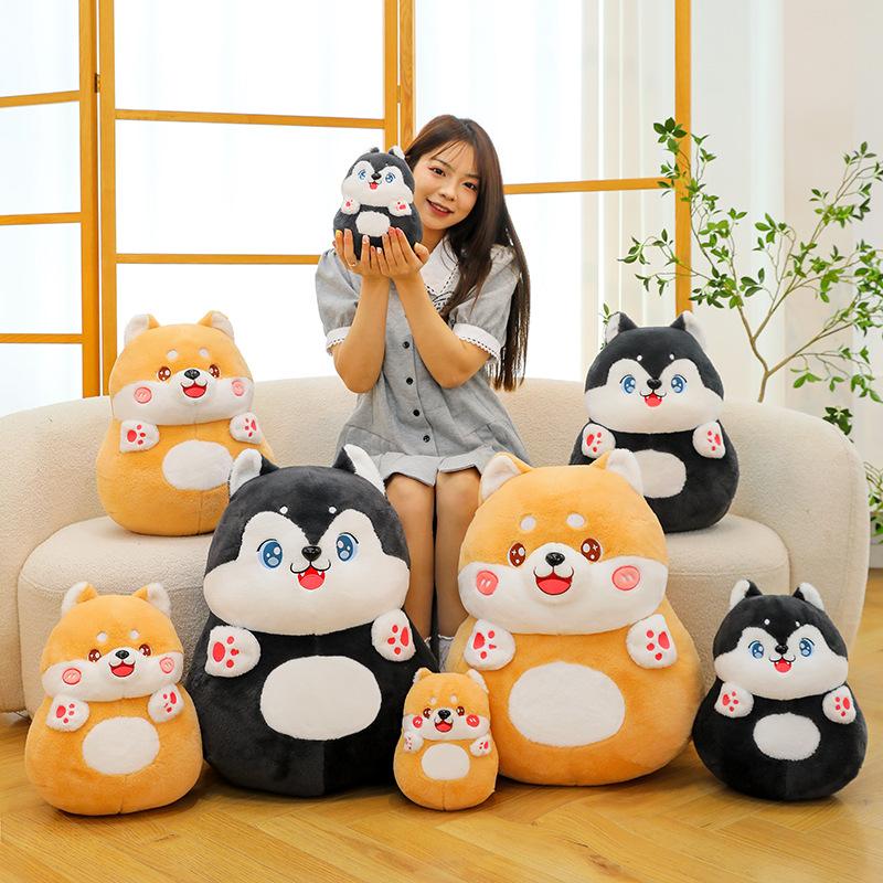 Puppy Doll Plush Toy Husky Doll Simulation Animal Plush Doll Street Stand