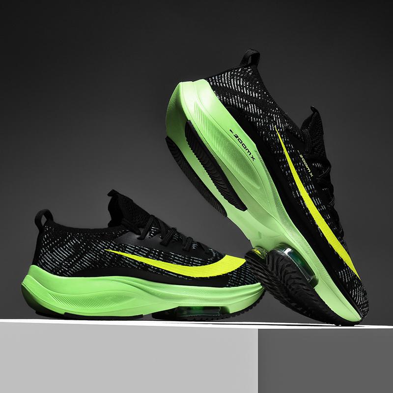 Marathon AirCushion Men Sports Running Shoes Breathable Lightweight Womens Comfortable Athletic Training Nonskid Sneakers Tennis