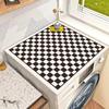 Stil Modern Simplu Husa de Praf pentru Mașină de Spălat cu Uscător Imprimeu Floral Uscare Rapidă Absorbantă Covoraș Protector Decorațiune Mașină de Spălat Rufe