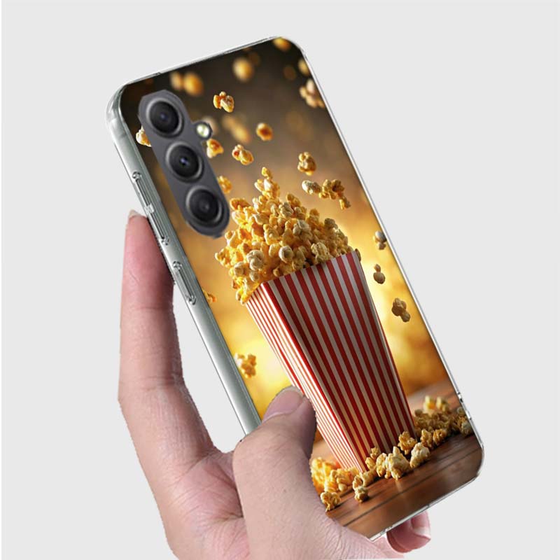Food Fries Beer Cheese Sushi Cookie Phone Case for Samsung A16 A26 A36 A56 A17 A37 A57 A07 A06 A02S A03 A04S A05S Galaxy Note 20