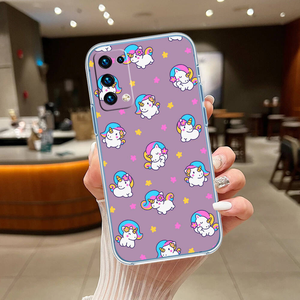 Cartoon Unicorn Phone Case for Motorola G14 G15 G24 G30 G31 G32 G34 G41 G42 G51 G52 G50 G60S G60 G62 G72 G71 G73 G84 G85 G200 E32