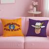 Classic Cartoon King of The Hill Cushion Cover Soft  EasyWash Pillow Case  Versatile for Couch Bed Travel and Office