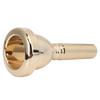 Alomejor1 Trombone Tenor Trombone Mouthpiece for Practice and Performance Mouthpiece, Wear-Resistant Beginners, (Gold)