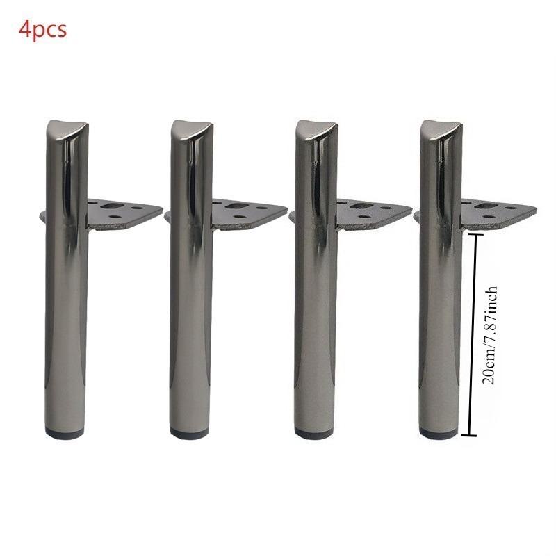 4pcs Furniture Legs Mounted Style Furniture DIY Replacement Feet Coffee Table Feet Metal Furniture Leg for Sofa Cabinet Side