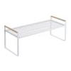 Spice Rack Iron Multifunctional Kitchen Supplies Kitchenware Organizer Countertop Seasoning Holder for Kitchen White