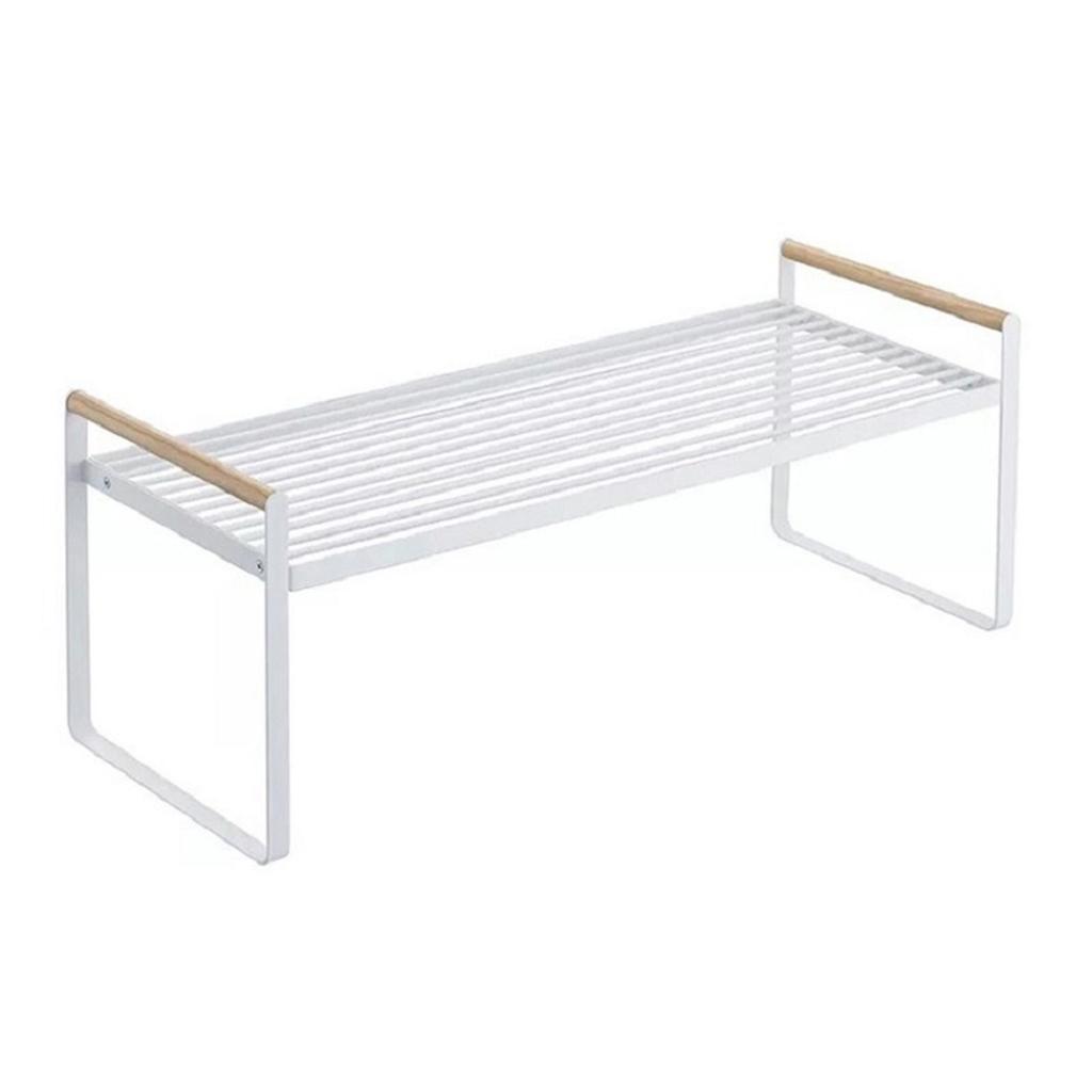 Spice Rack Iron Multifunctional Kitchen Supplies Kitchenware Organizer Countertop Seasoning Holder for Kitchen White