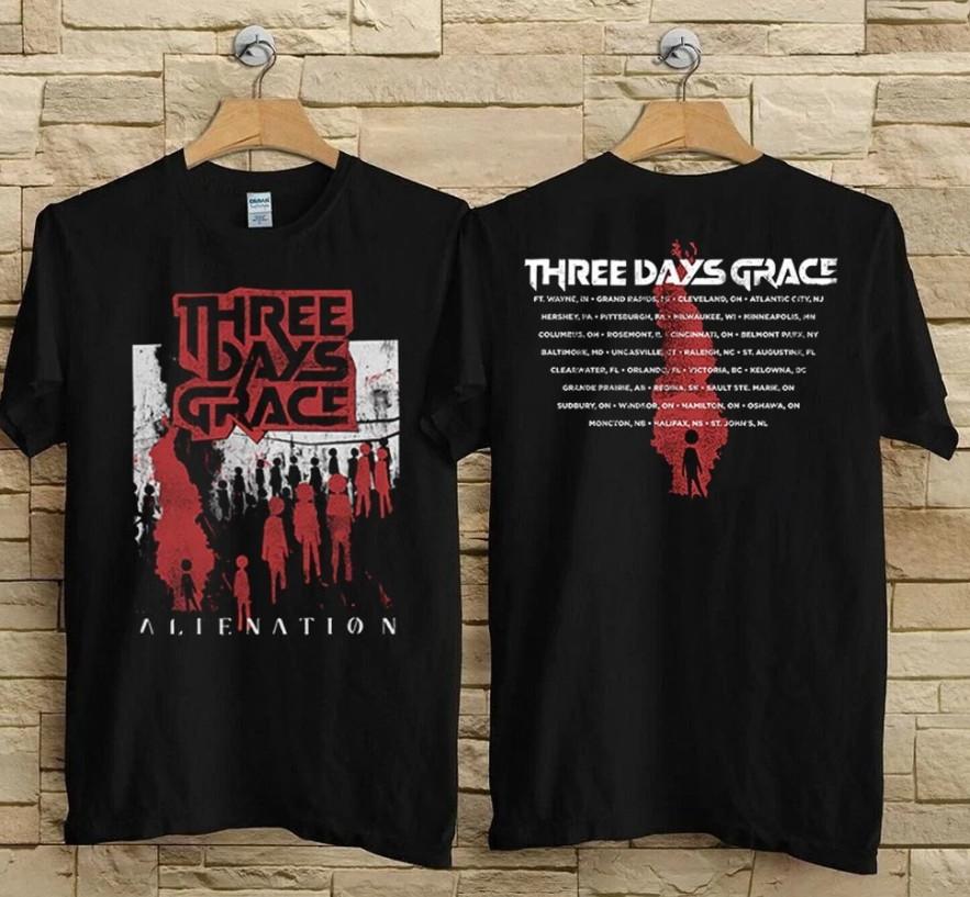 Retro Three Days Grace Tour 2026 Shirt Unisex T-Shirt XXXL