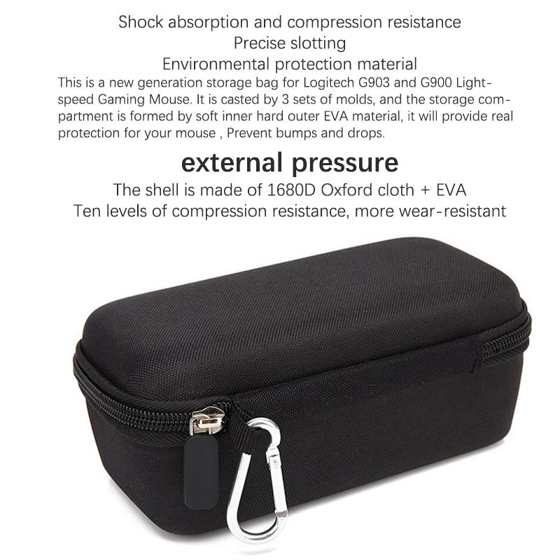 Mouse Storage Bag Universal Case Pouch Cover For Logitech G903 G900 G502 Gpw