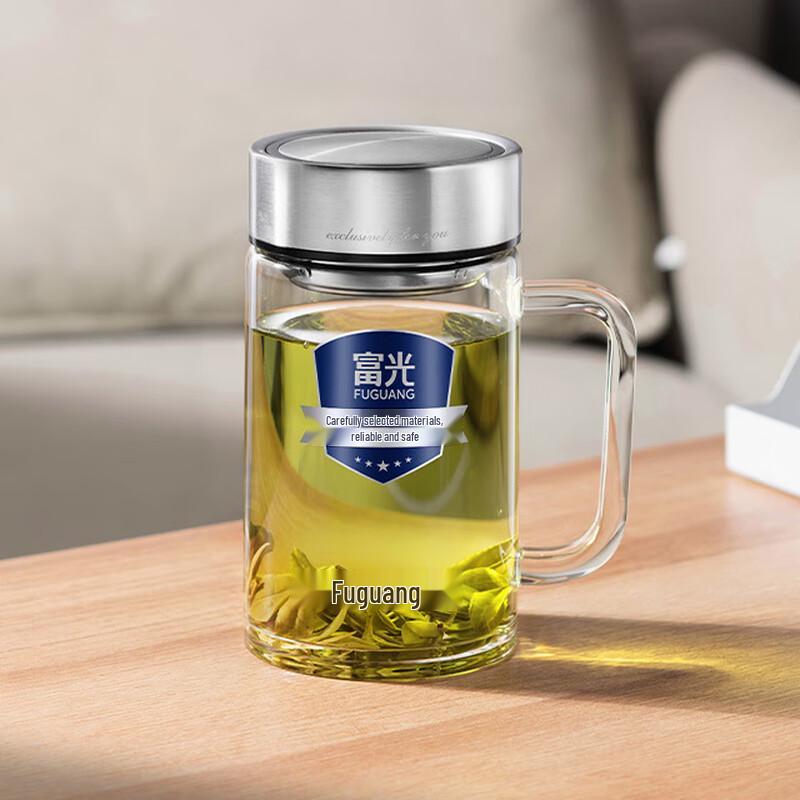 FUGUANG Zunjue Borosilicate Glass Tea Infuser Bottle 630ml