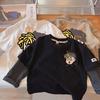 Boys Cotton Long Sleeve T Shirt Fake Two Piece Design Spring Autumn Baby Base Layer Top Comfortable Breathable Kids Clothes